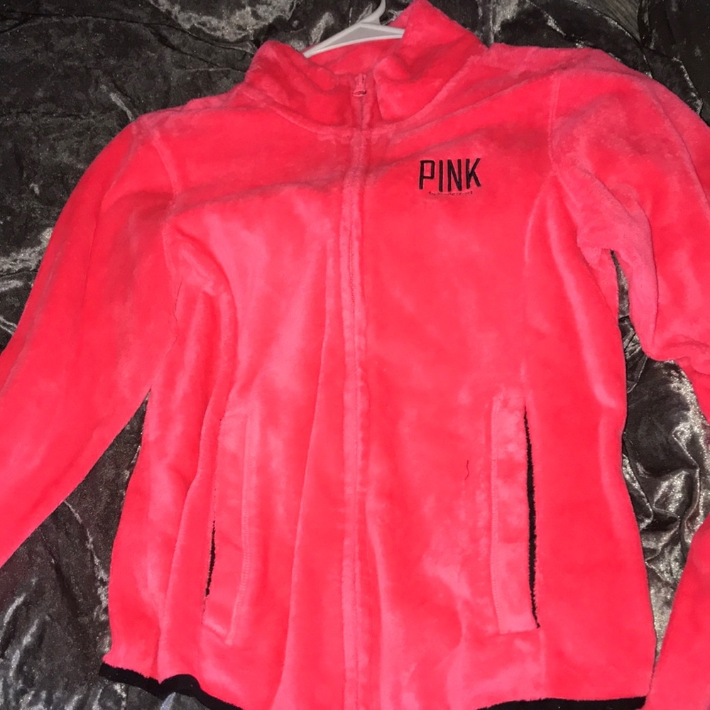 Bright pink sweater